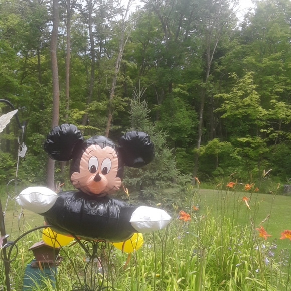 Mickey Mouse VINTAGE Pool Rider 1983 the Wet Set Inflatable Pool Toy - Picture 2 of 16